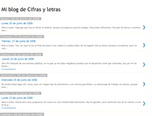 Tablet Screenshot of elblogdecifrasyletras.blogspot.com