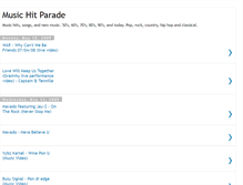 Tablet Screenshot of music-hit-parade.blogspot.com