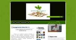 Desktop Screenshot of economie-islamica.blogspot.com