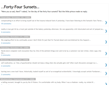 Tablet Screenshot of fortyfoursunsets.blogspot.com