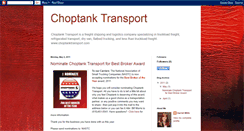 Desktop Screenshot of choptanktransport.blogspot.com