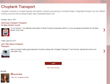 Tablet Screenshot of choptanktransport.blogspot.com