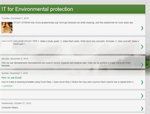 Tablet Screenshot of itforenvironment.blogspot.com