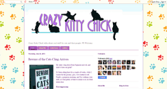 Desktop Screenshot of crazykittychick.blogspot.com