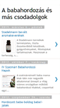 Mobile Screenshot of hordozoanyu.blogspot.com