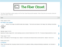 Tablet Screenshot of fibercloset.blogspot.com