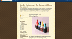 Desktop Screenshot of anothershakespeare.blogspot.com