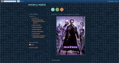 Desktop Screenshot of mirian-matrix.blogspot.com