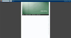 Desktop Screenshot of indianrailwayticket.blogspot.com