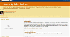 Desktop Screenshot of kyfriedpolitics.blogspot.com