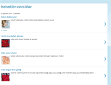 Tablet Screenshot of bebekler-cocuklar.blogspot.com