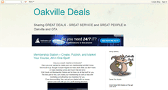 Desktop Screenshot of oakvilledeals.blogspot.com