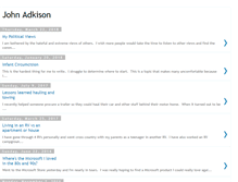 Tablet Screenshot of johnadkison.blogspot.com