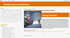 Desktop Screenshot of hostelaccommodations.blogspot.com