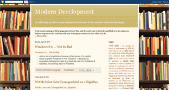 Desktop Screenshot of moderndevelopment.blogspot.com