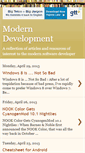 Mobile Screenshot of moderndevelopment.blogspot.com