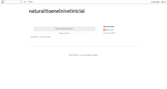 Desktop Screenshot of naturalitoenelnivelinicial.blogspot.com