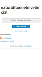 Mobile Screenshot of naturalitoenelnivelinicial.blogspot.com