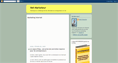 Desktop Screenshot of net-marketeur.blogspot.com