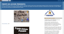 Desktop Screenshot of frentedeaccionperonista.blogspot.com