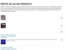 Tablet Screenshot of frentedeaccionperonista.blogspot.com