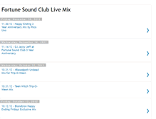 Tablet Screenshot of fortunesoundclublivemix.blogspot.com