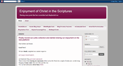 Desktop Screenshot of enjoymentofchristinthescriptures.blogspot.com