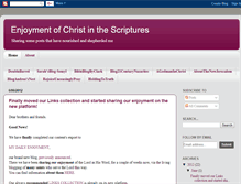 Tablet Screenshot of enjoymentofchristinthescriptures.blogspot.com