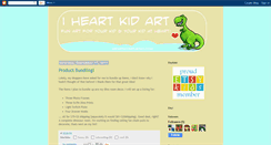 Desktop Screenshot of iheartkidart.blogspot.com