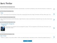 Tablet Screenshot of bensthriller.blogspot.com