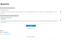 Tablet Screenshot of blacklistx3.blogspot.com