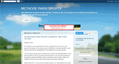 Desktop Screenshot of methode-paris-sportif.blogspot.com