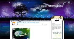 Desktop Screenshot of habibi-ya-rasulallah.blogspot.com