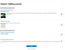 Tablet Screenshot of habibi-ya-rasulallah.blogspot.com