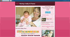 Desktop Screenshot of having-a-baby-in-france.blogspot.com
