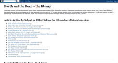 Desktop Screenshot of barthandtheboythelibrary.blogspot.com