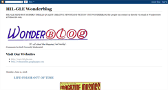 Desktop Screenshot of hilglewonderblog.blogspot.com