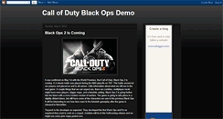 Desktop Screenshot of callofdutyblackopsdemo.blogspot.com