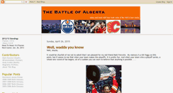 Desktop Screenshot of battleofalberta.blogspot.com