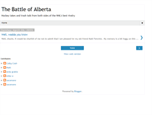 Tablet Screenshot of battleofalberta.blogspot.com