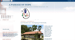 Desktop Screenshot of passageofhope.blogspot.com