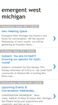 Mobile Screenshot of emergentwestmichigan.blogspot.com
