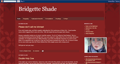 Desktop Screenshot of bridgetteshade.blogspot.com