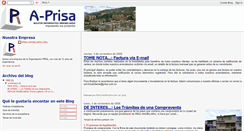 Desktop Screenshot of prisainmobiliaria.blogspot.com