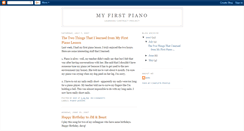 Desktop Screenshot of myfirstpiano.blogspot.com