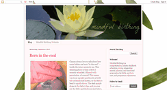 Desktop Screenshot of mindfulbirthing.blogspot.com