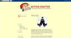 Desktop Screenshot of betterchatter.blogspot.com