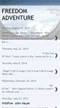Mobile Screenshot of criskerrfreedomadventure.blogspot.com