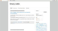Desktop Screenshot of binarycodec.blogspot.com