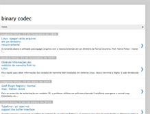 Tablet Screenshot of binarycodec.blogspot.com